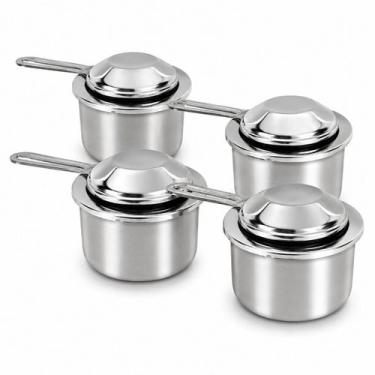 Imagem de Kit 04 Und Queimador inox fundo para rechaud Ravinox 000030