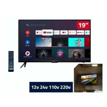 Imagem de SMART TV 24"Pol 12V/24V/110V/220V/ WiFi Android 12 - DSW.TEL2002 - Cli