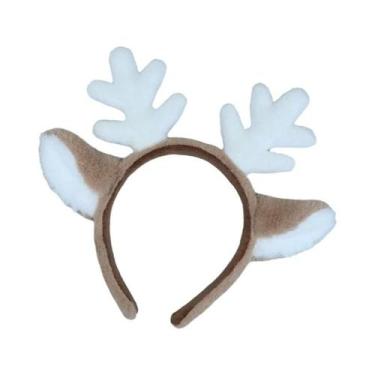 Imagem de Tiara De Cervo Kawaii Para O Natal, Acessório De Fantasia De Animal Pa