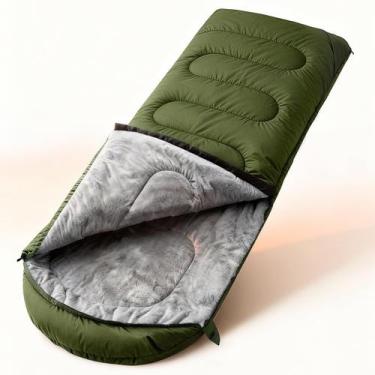Imagem de Saco de dormir FARLAND 220 x 83 cm impermeável e quentinho com fleece