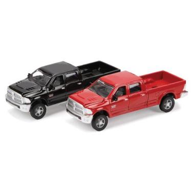 Imagem de Kit Miniaturas Dodge Ram 2500 2012 Diecast Escala 1:64 Sortido, Preto,