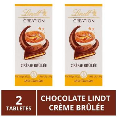 Imagem de Chocolate Lindt Creation, Crème Brûlée, 2 Barras De 150G