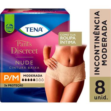Imagem de Roupa Íntima Feminina Tena Pants Discreet Nude P/M 8 unidades 8 unidades
