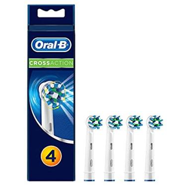 Imagem de Oral B Cross Action escova de dentes elétrica substituição cabeças de refil de cabeças, 4 unidades
