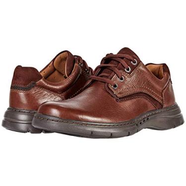 Imagem de Clarks Un Brawley Pace Mahogany Tumbled Leather 7 EE - Wide