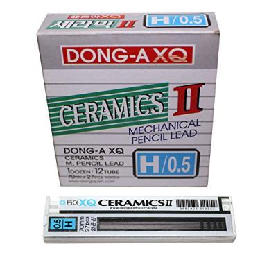 Imagem de Lápis mecânico Dong-a Xq Ceramics 2 de 0,5 mm de refil – H- 0,5 mm (12 tubos)
