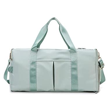 Imagem de Bolsa de ginástica unissex bolsa de viagem com compartimento úmido e compartimento de sapatos, bolsa de viagem de grande capacidade bolsa de viagem bolsa de viagem bolsa de viagem