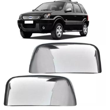 Imagem de Kit Aplique Retrovisor Cromado Ecosport 2003 A 2009