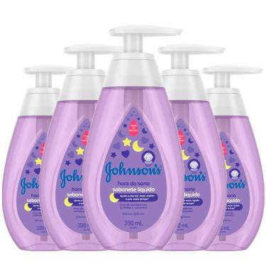 Imagem de Kit 5 Sabonetes Líquido Johnson`s Baby Hora do Sono 200ml