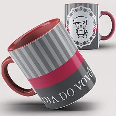 Imagem de Caneca Xícara Vermelha Dia Vovô 41ib