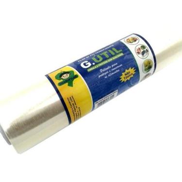 Imagem de Rolo Bobina Plastico De Filme Pvc 38Cm X 300 Metros