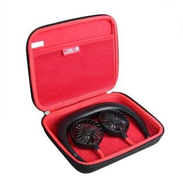 Imagem de Capa para ventilador pessoal Hermitshell sem as mãos para ventilador de pescoço recarregável, ventilador descolado, ventilador portátil, para pendurar na gola, organizador de faixa de pescoço para viagem e uso diário (apenas capa)