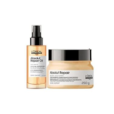 Imagem de KIT LOREAL ABSOLUT REPAIR GOLD SERUM 90ML + MASCARA 250G