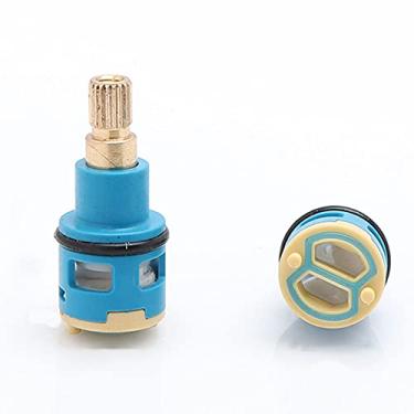 Imagem de Cartucho de torneira de cerâmica válvula de cartucho de disco para torneiras monobloco para banheiro ou cozinha (18 mm)