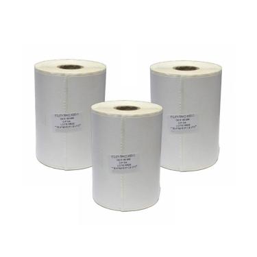 Imagem de Kit 3 Etiqueta Adesiva Térmica Zebra Ecommerce 100x150mm