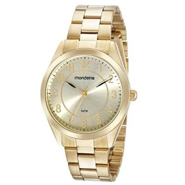 Imagem de Relógio Mondaine Feminino 32445LPMVDE1 Dourado Fundo Champ