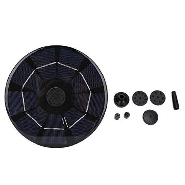 Imagem de 4.5v 3.0w fonte de banho de pássaro ao ar livre paisagem jardim flutuante energia solar pássaro banho fonte de água bomba decoração de jardim paisagem