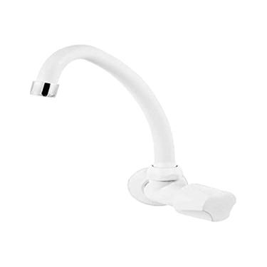 Imagem de TORNEIRA DE PAREDE BICA MÓVEL PARA COZINHA FOZ BRANCO