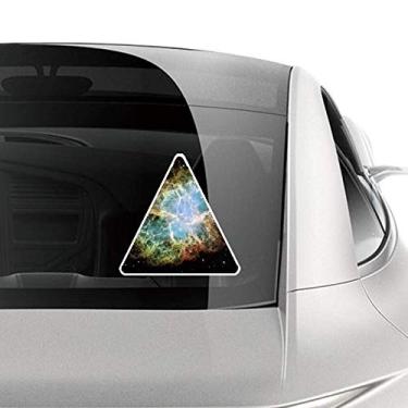 Imagem de DIYthinker Adesivo de carro de nebulosa misteriosa do universo espacial motocicleta bicicleta bagagem decalque