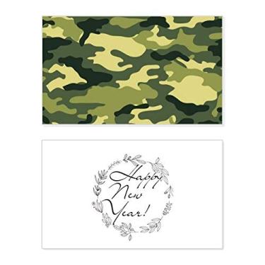 Imagem de Camuflagem Art Grain Ilustration Pattern New Year Festival Greeting Card Bless Message Gift