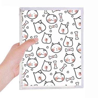 Imagem de Caderno de folhas soltas e diários recarregáveis para proteger os ossos do cão de gato