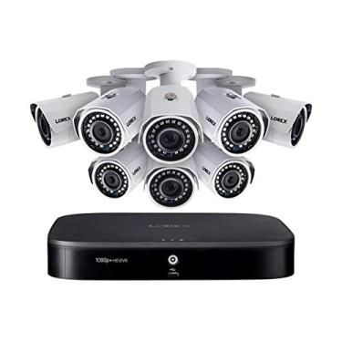 Imagem de Lorex 4K 16 canais 3TB DVR com 8 2K Câmeras ao ar livre, noite 130 pés visão
