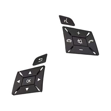 Imagem de Bothyi 1669052800 1669052900 Botão do interruptor do controle do volante Peças de reparo Fácil instalação Substitui acessórios do carro para