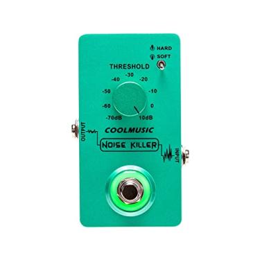 Imagem de Chusui Pedal de efeito Noise Killer True Bypass Noise Gate Pedais de efeito de guitarra com modo Hard/Soft e pedal para baixo de guitarra elétrica