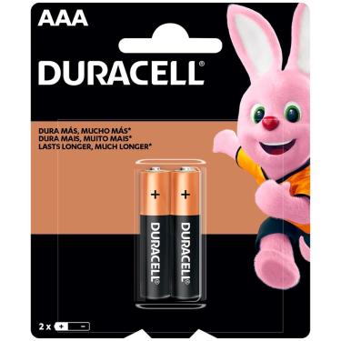 Imagem de Pilha Alcalina AAA Duracell - com 2 unidades - MN2400B2