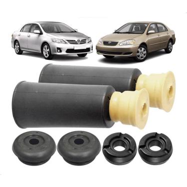 Imagem de Kit Batente Amortecedor Traseiro 2 Lados Corolla 2003 A 2015