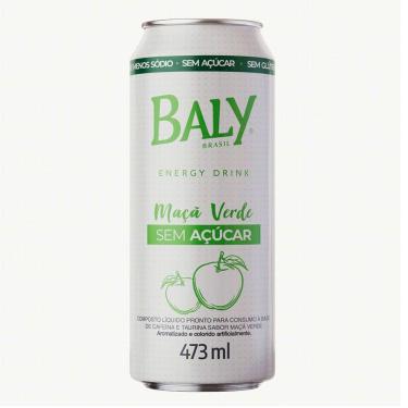 Imagem de Energético Baly Maçã Verde Zero Açúcar 473ml