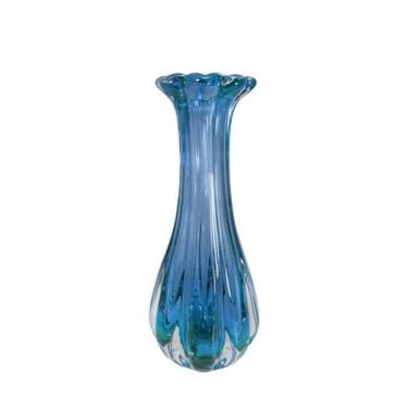 Imagem de Vaso de murano Lamezia aqua marine 18x37 cm