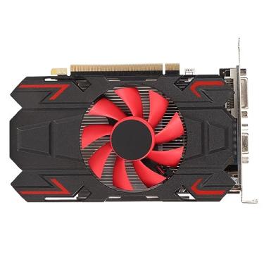 Imagem de Ciciglow Placa Gráfica HD7670 4GB DDR5 128 Bits AMD, Ventilador de Resfriamento, HDMI VGA DVI, PCI Express 2.0 16X, Compatível com Escrivaninha