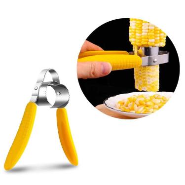 Imagem de Descascador Cortador Milho Debulhador Espiga Inox Manual