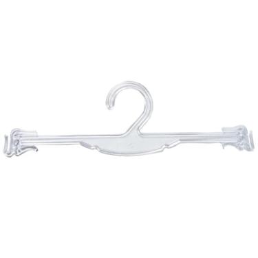 Imagem de Kit 100 Cabides Expositores de Loja para Lingerie Encaixe para Alças Transparente