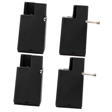 Imagem de Veemoon 4 Pcs almofadas de aumento de móveis elevador de cama elevadores de cama ajustáveis almofada do pé pernas de mesa blocos de elevação levantador de perna de mesa mobiliário base pa6