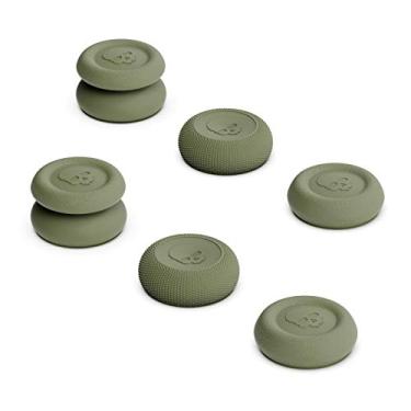 Imagem de Skull & Co. Skin, CQC and FPS Thumb Grip Set Joystick Cap Analog Stick Cap for Steam Deck/Steam Deck OLED and ROG Ally/ROG Ally X - OD Green, 3 Pairs(6pcs)