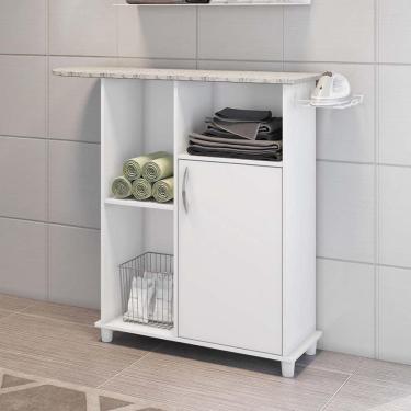 Imagem de Tábua de Passar Roupa 1 Porta Itália Notável Branco