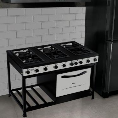 Imagem de Fogão Semi-industrial 6 Queimadores com Forno 112