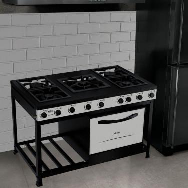 Imagem de Fogão Semi-industrial 5 Queimadores com Forno 112