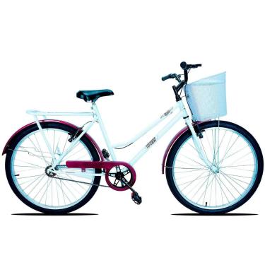 Imagem de Bicicleta Retrô Feminina Forss Rose Aro 26 - Violeta-Feminino