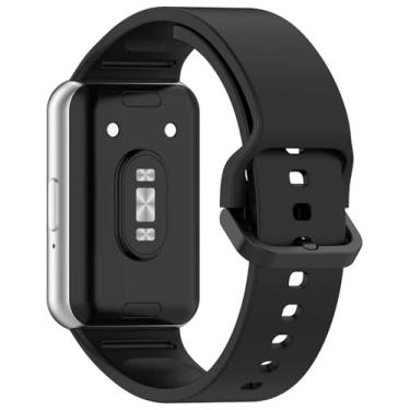 Imagem de Pulseira Moderna LTIMPORTS, compativel com Relógio Galaxy Fit 3 Sm-R390 (Preto)