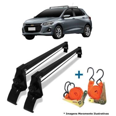 Imagem de Rack De Teto + 2 Cintas Onix Turbo Sedan/ Hatch Ano 20/22