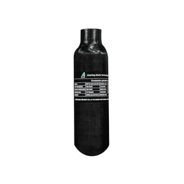 Imagem de TUXING 4500Psi 13Cu em cilindro de gás de fibra de carbono 0,22L de 220 cc, tanque HPA, paintball Hunting PCP Air Rifle Gun Daystate e FX Thread M18*1,5