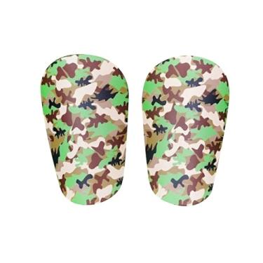 Imagem de Dynwave 1 par mini caneleiras de futebol, equipamento de proteção de futebol, caneleiras engrenagem esportes ao ar livre proteção confortável para pernas, estilo um, é