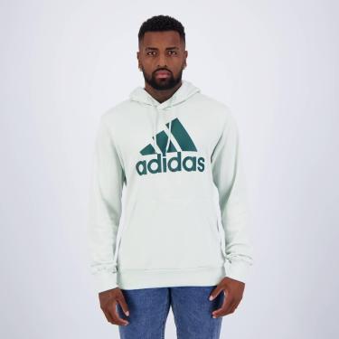 Imagem de Moletom Adidas Big Logo com Capuz Verde-Masculino