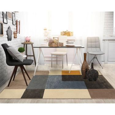 Imagem de Tapete 150x200cm Adana Sala de Estar Bege