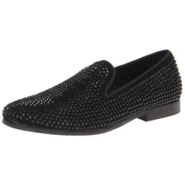 Imagem de Steve Madden Sapato masculino sem cadarço Caviarr, Preto, 45
