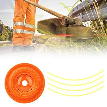 Imagem de Cabeça de Aparador de Grama de Alumínio de Alta Eficiência Akozon, Acessório para Cortador de Grama Com 4 Linhas de Aparador, Ferramenta de Jardim de Qualidade Superior, Aparador