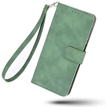 Imagem de XZDWH Capa carteira para iPod Touch 7, carteira flip dinheiro, compartimentos para cartão de identificação de crédito, couro PU, clipe magnético, capa para iPod Touch 5 para iPod Touch 6 Geração